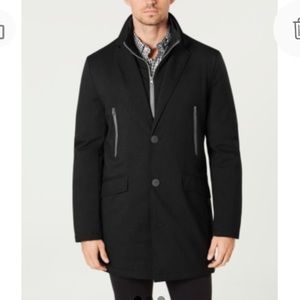 NEW Tommy Hilfiger All Weather Robert Raincoat Removable Lining, Size XL, Black